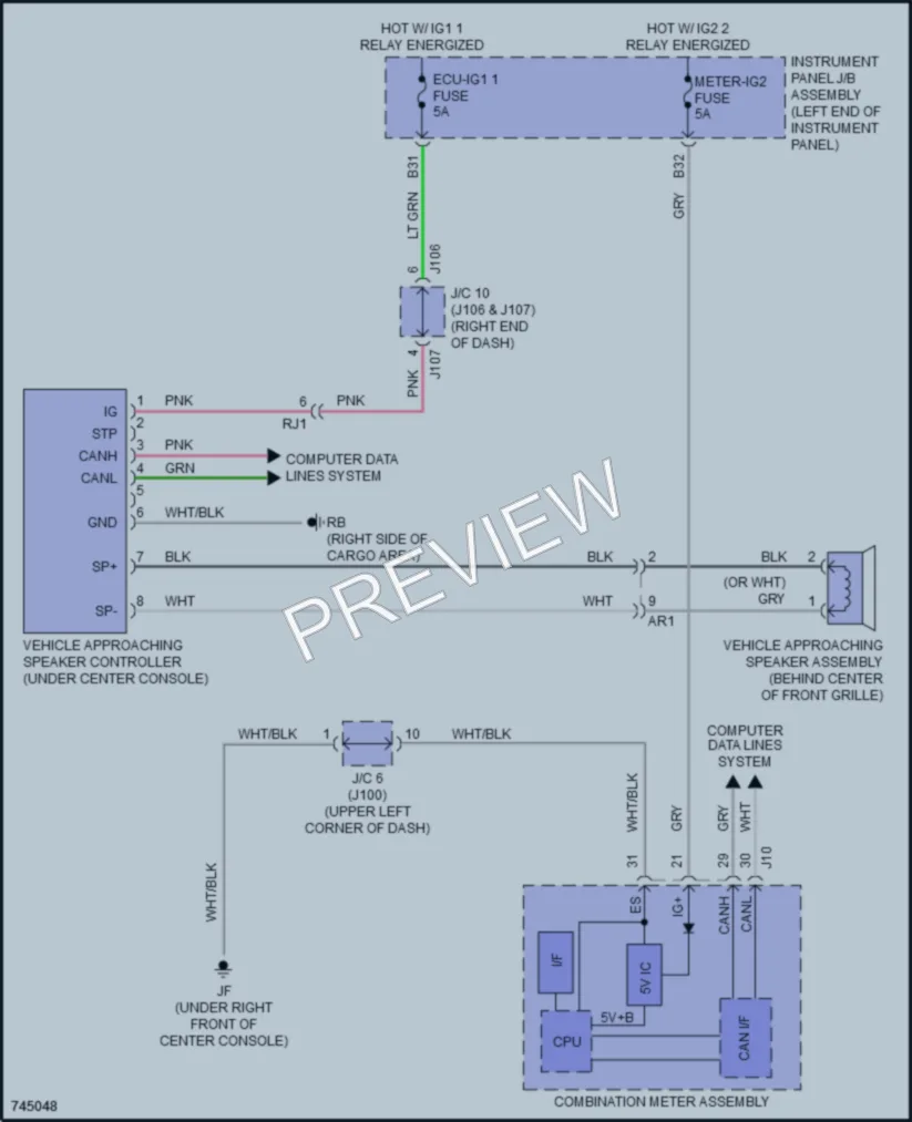 2021 Lexus RX450h Active Bodyworks wiring diagram preview