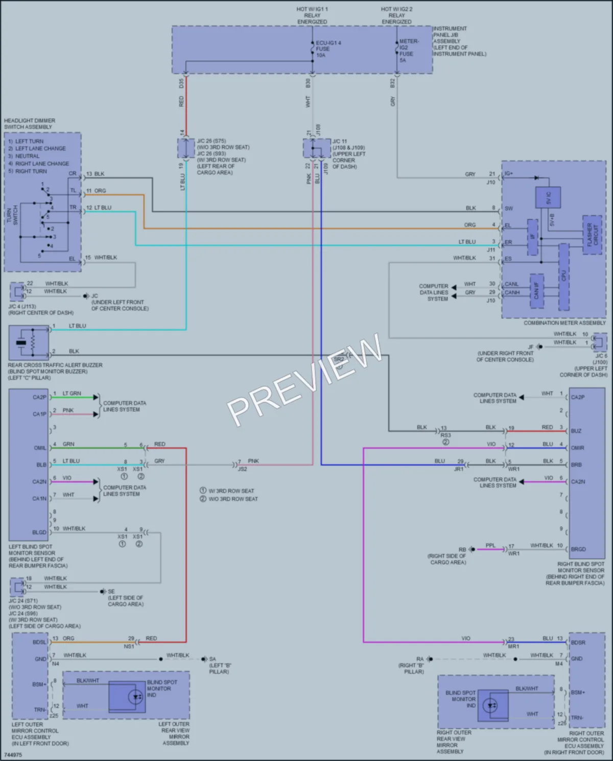 2021 Lexus RX450h Navigation wiring diagram preview