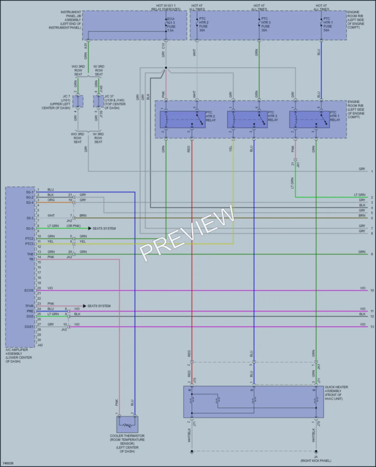 2021 Lexus RX450hL Air Conditioning wiring diagram preview