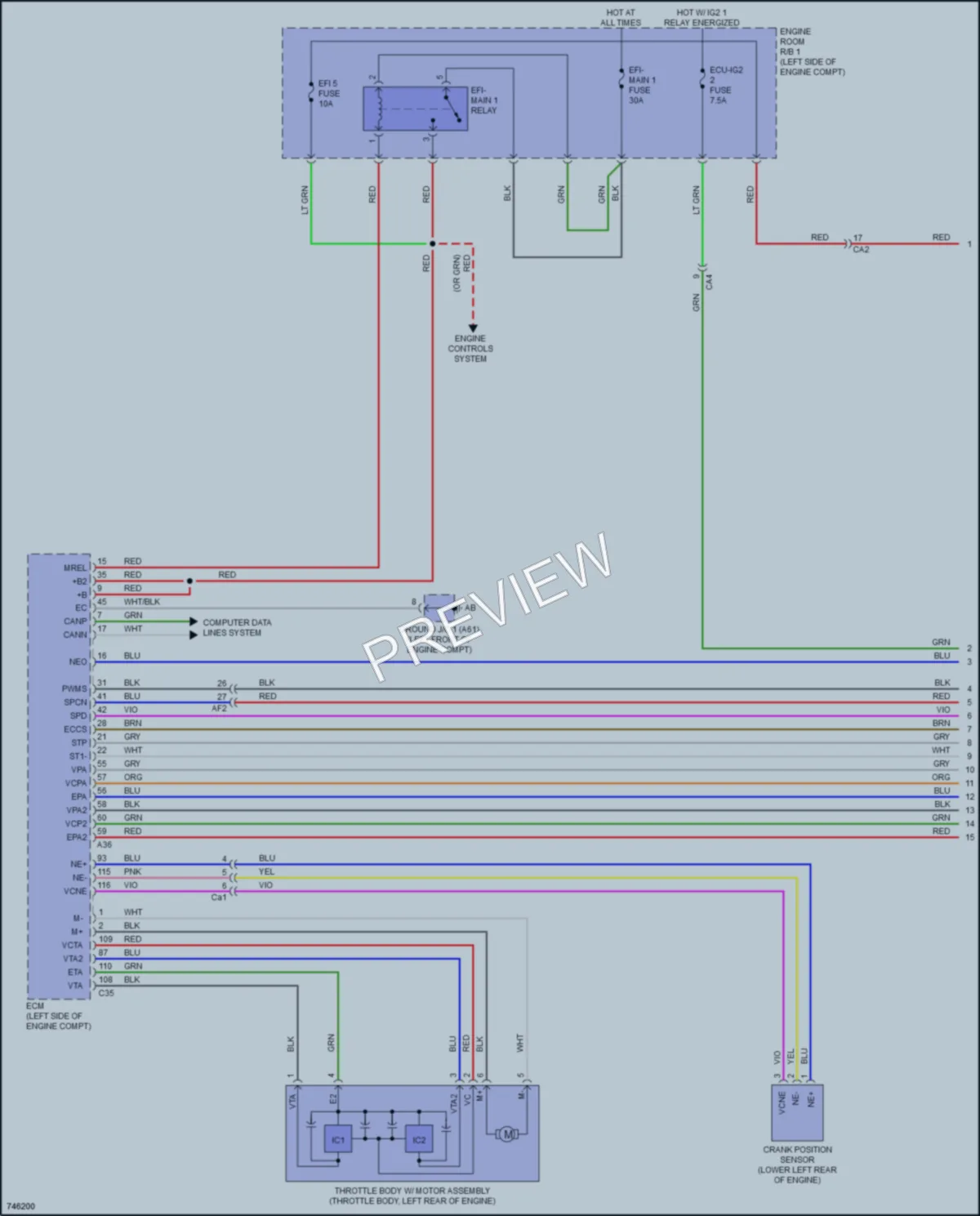 2021 Lexus UX200 Transmission wiring diagram preview