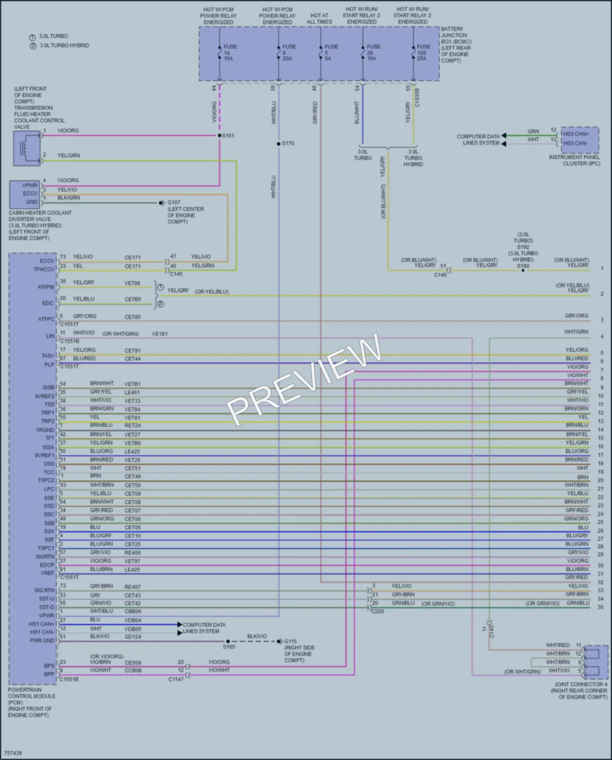 2021 Lincoln Aviator Transmission wiring diagram preview