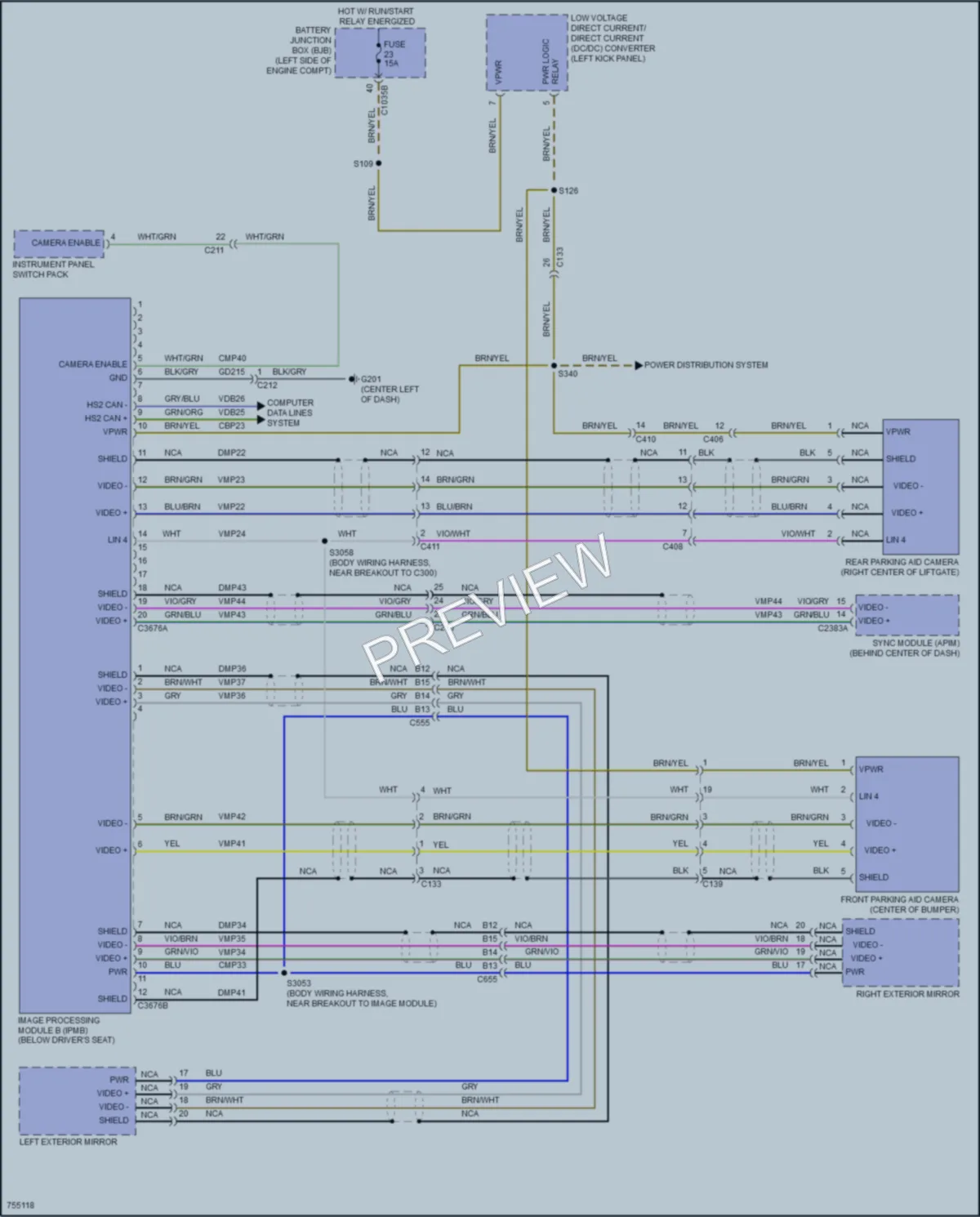 2021 Lincoln Nautilus Navigation wiring diagram preview