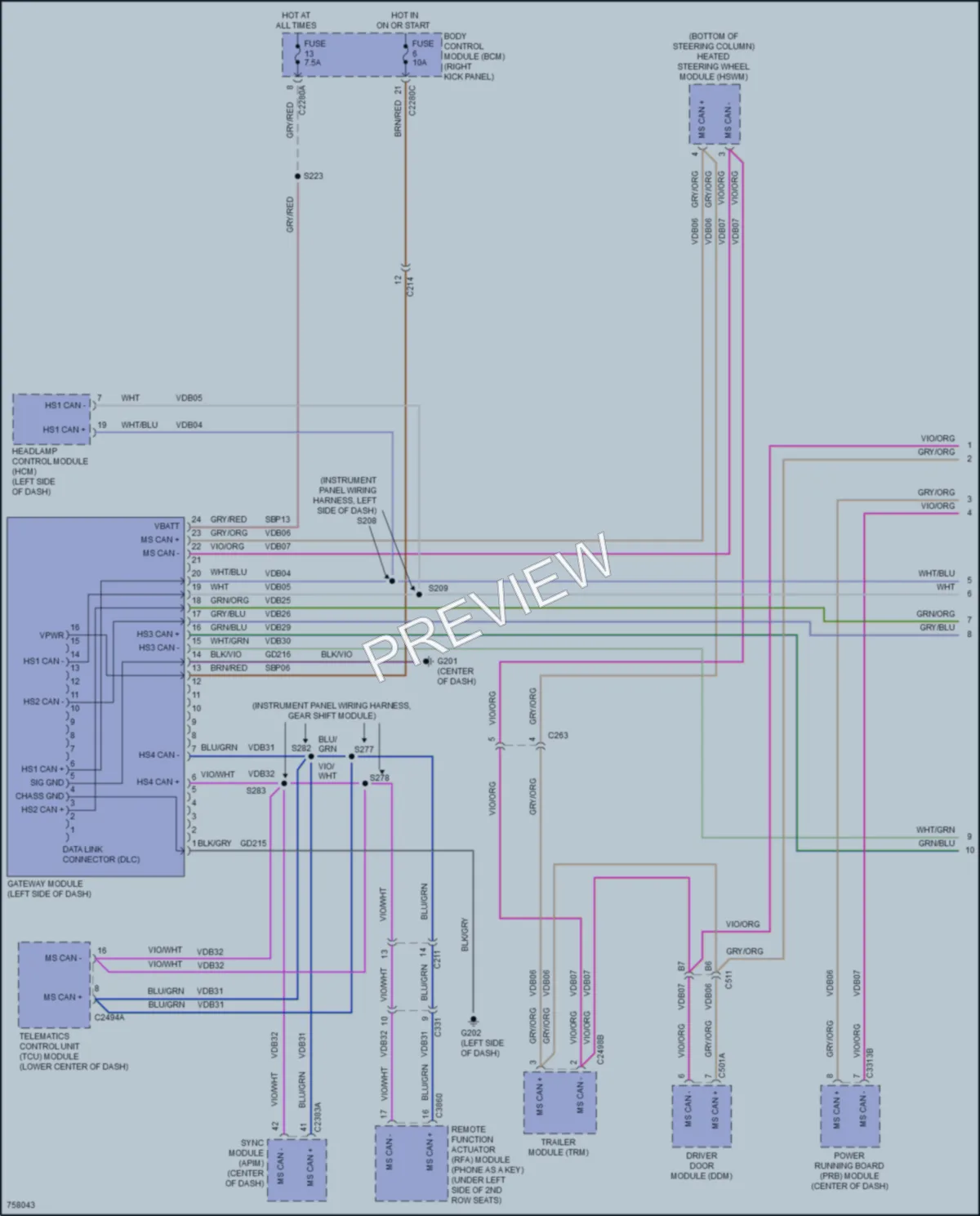2021 Lincoln NavigatorL Computer Data Lines wiring diagram preview