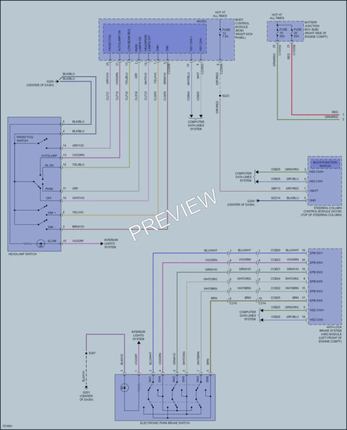 2021 Lincoln NavigatorL Headlights wiring diagram preview