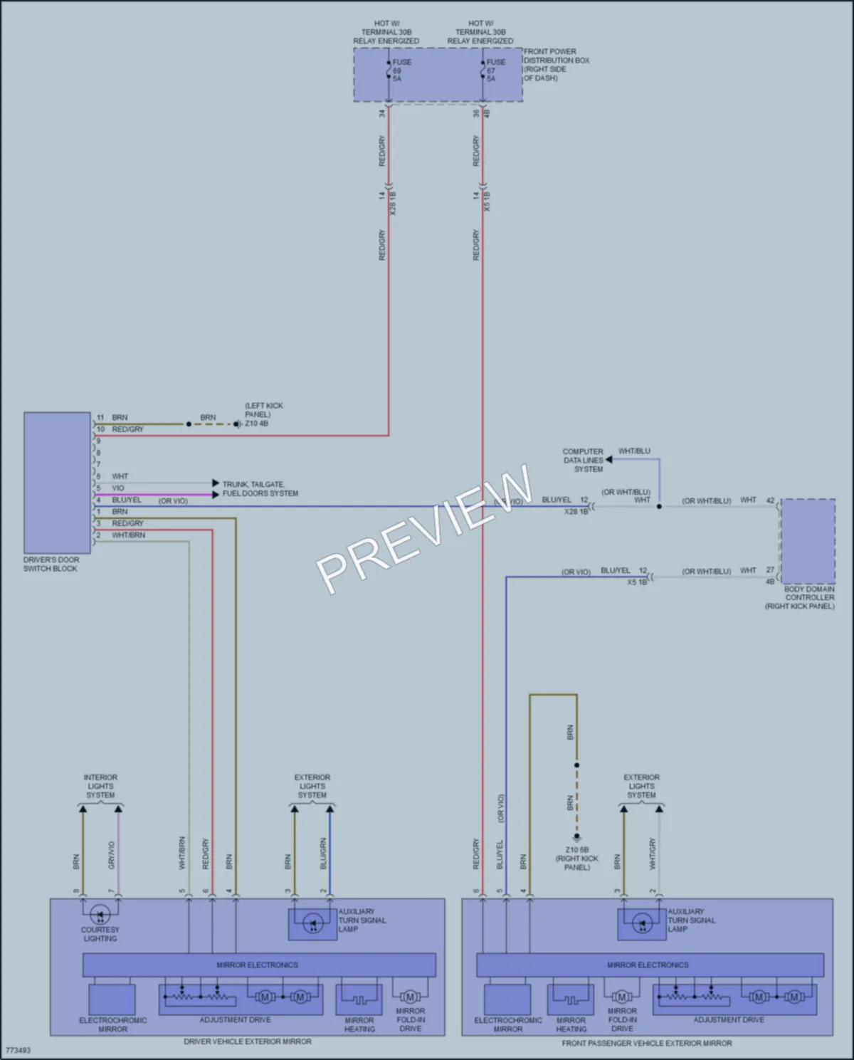 2021 MINI CooperClubman Memory Systems wiring diagram preview