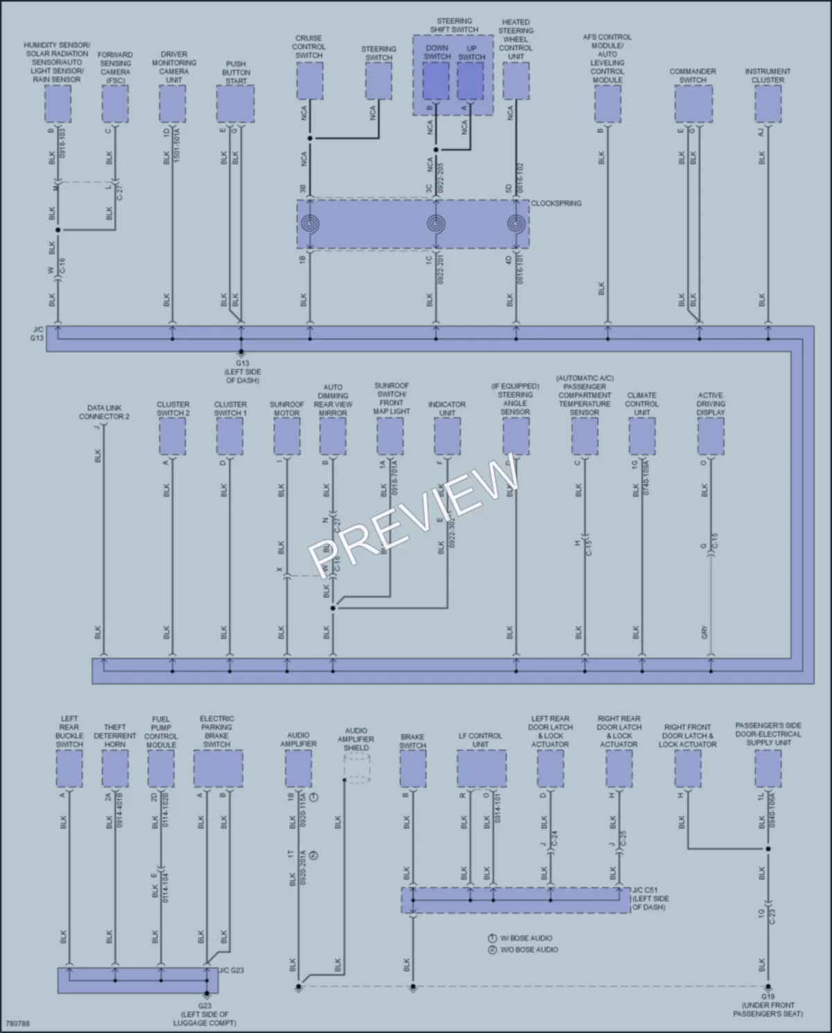 2021 Mazda CX30 Ground Distribution wiring diagram preview