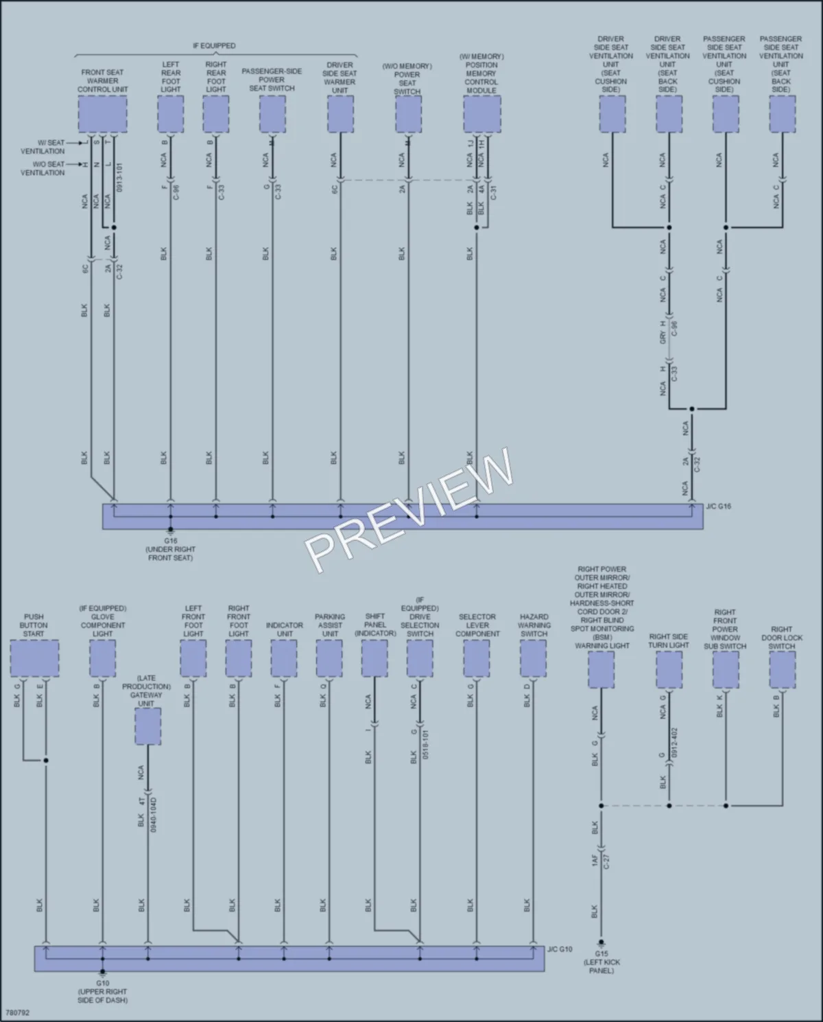 2021 Mazda CX5 Ground Distribution wiring diagram preview