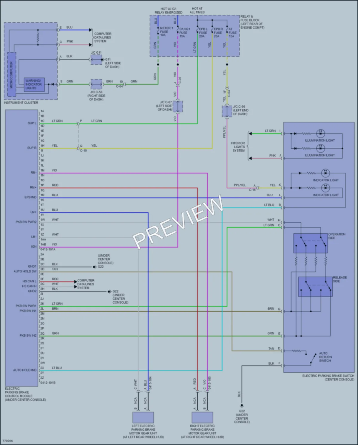 2021 Mazda CX5 Shift Interlock wiring diagram preview