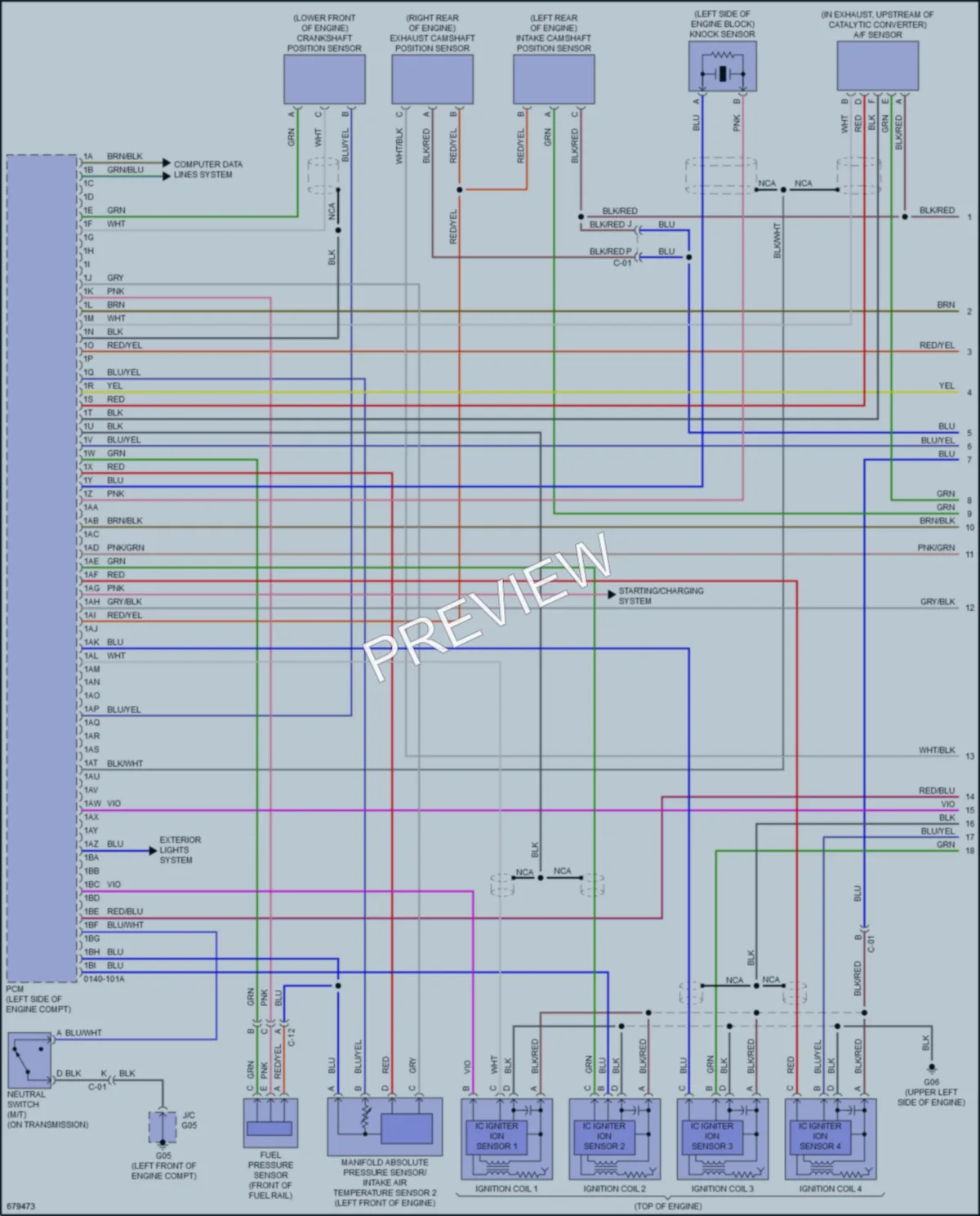2021 Mazda MX5Miata Engine Performance wiring diagram preview