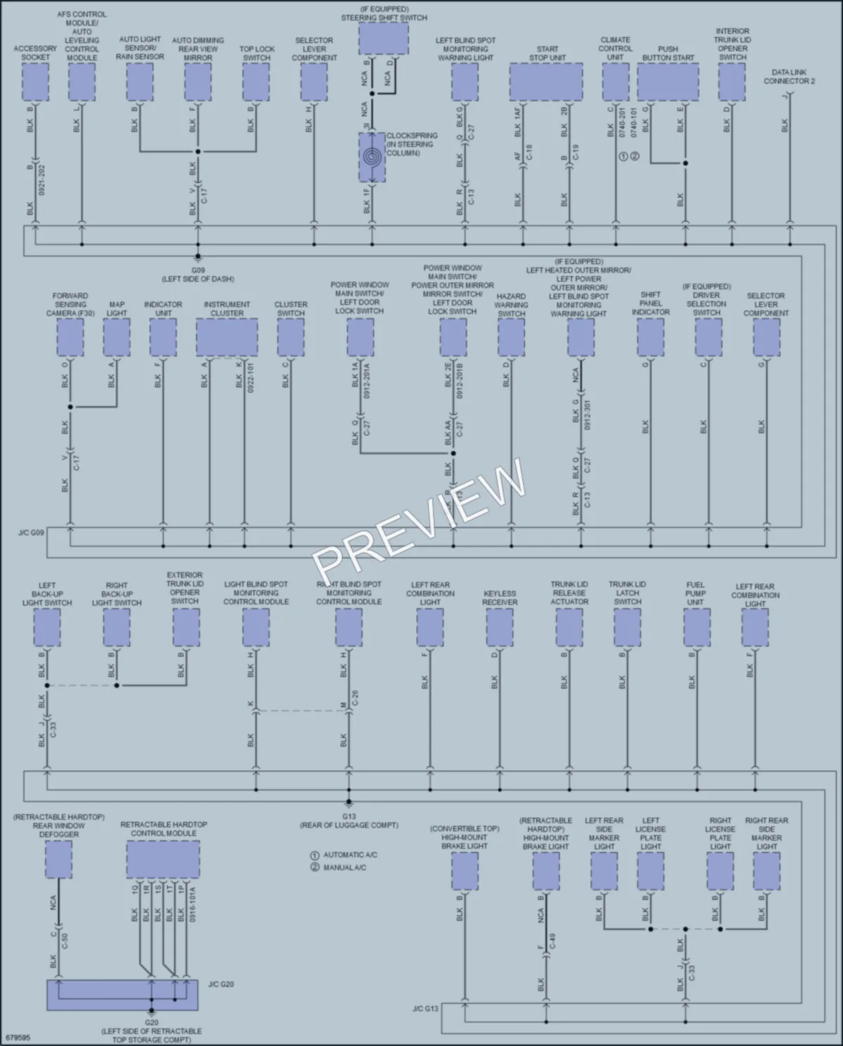 2021 Mazda MX5Miata Ground Distribution wiring diagram preview