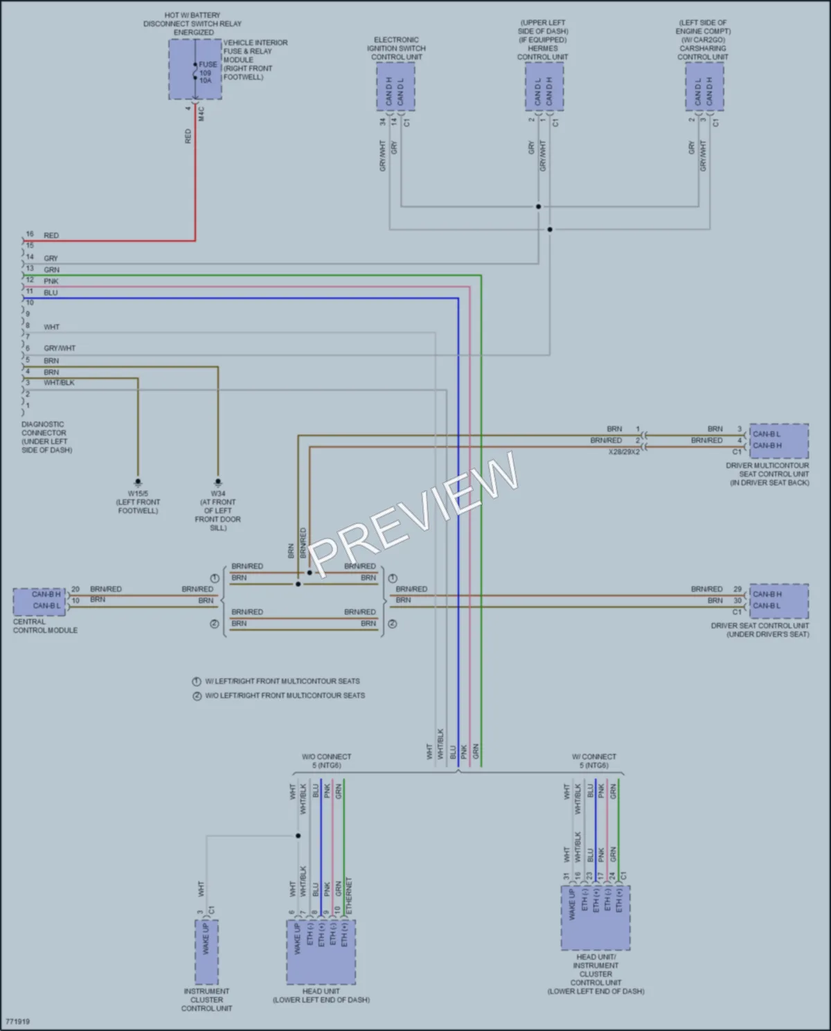 2021 MercedesBenz A220 Computer Data Lines wiring diagram preview