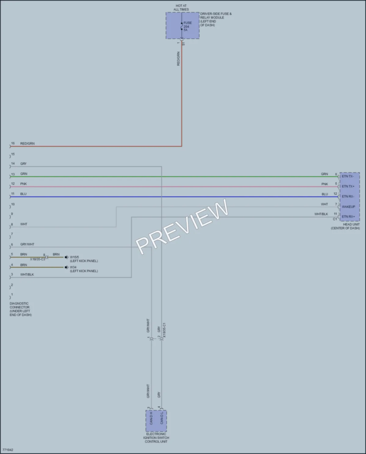 2021 MercedesBenz C300 Computer Data Lines wiring diagram preview