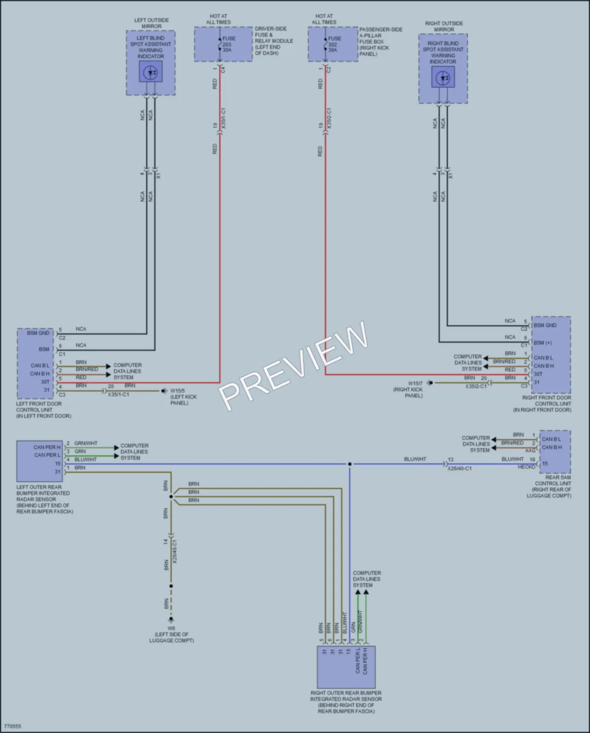 2021 MercedesBenz CLS450 Navigation wiring diagram preview