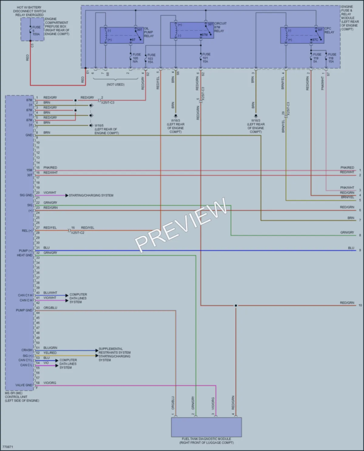 2021 MercedesBenz GLC300 Engine Performance wiring diagram preview