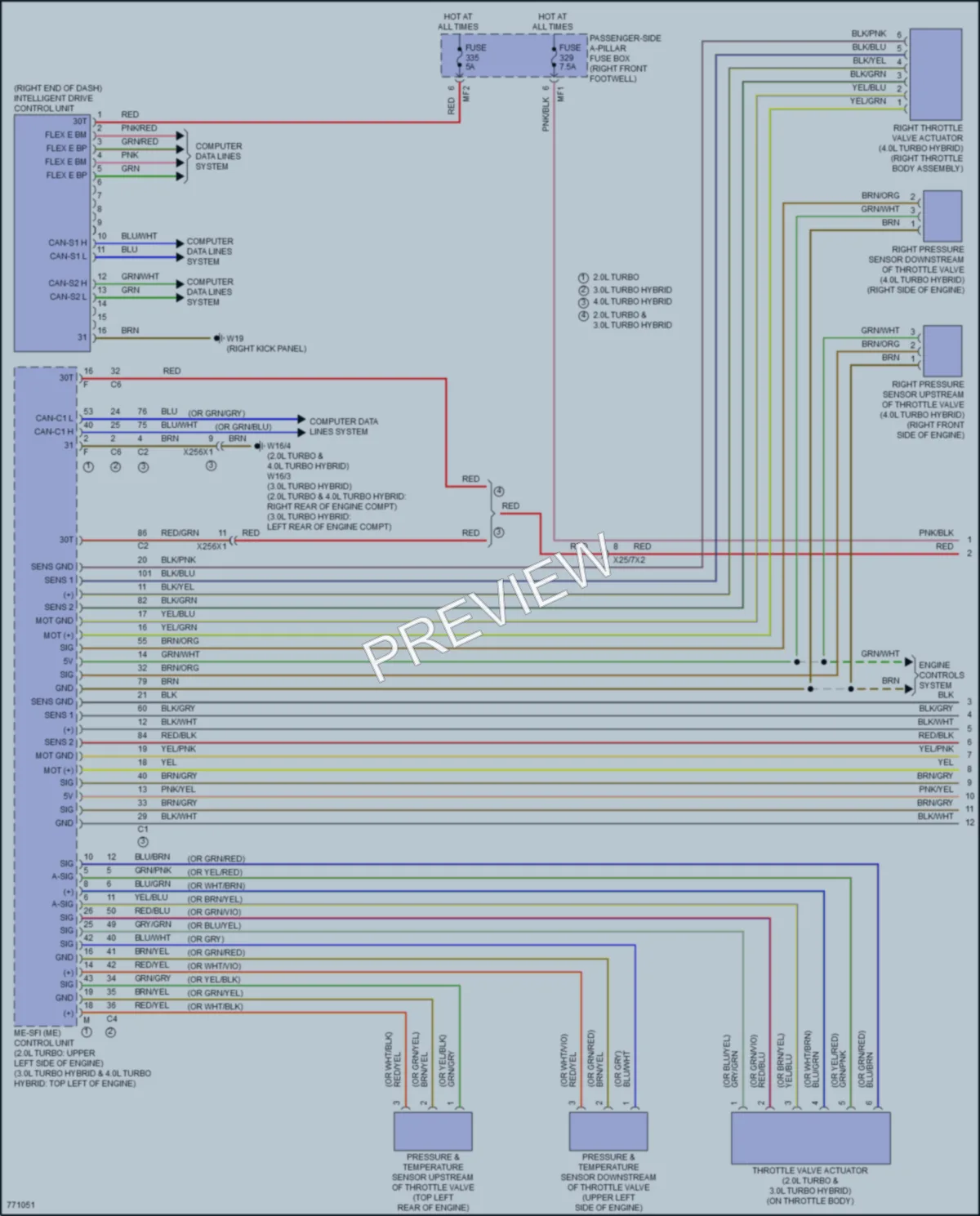 2021 MercedesBenz S580 Cruise Control wiring diagram preview