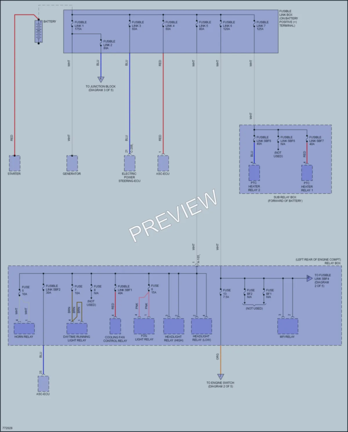 2021 Mitsubishi MirageG4 Power Distribution wiring diagram preview