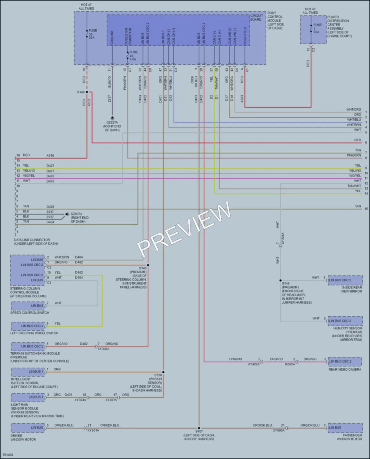 2021 Nissan Compass Computer Data Lines wiring diagram preview