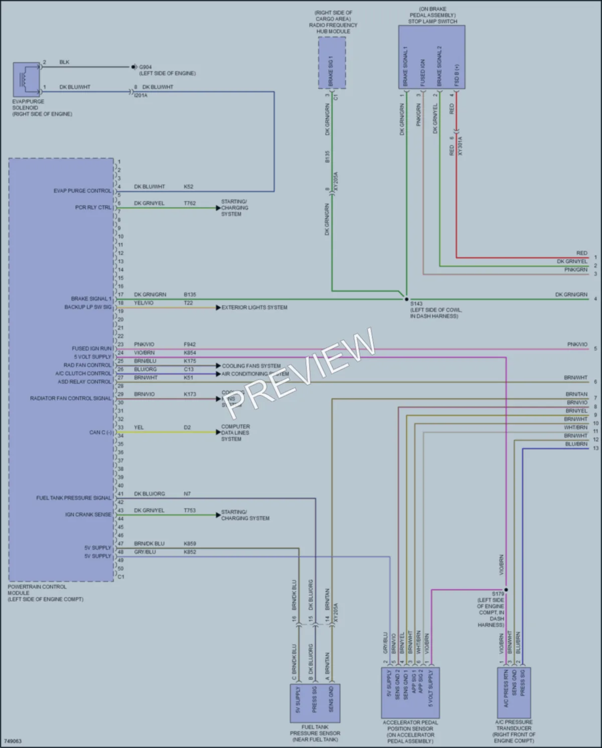 2021 Nissan Compass Engine Performance wiring diagram preview