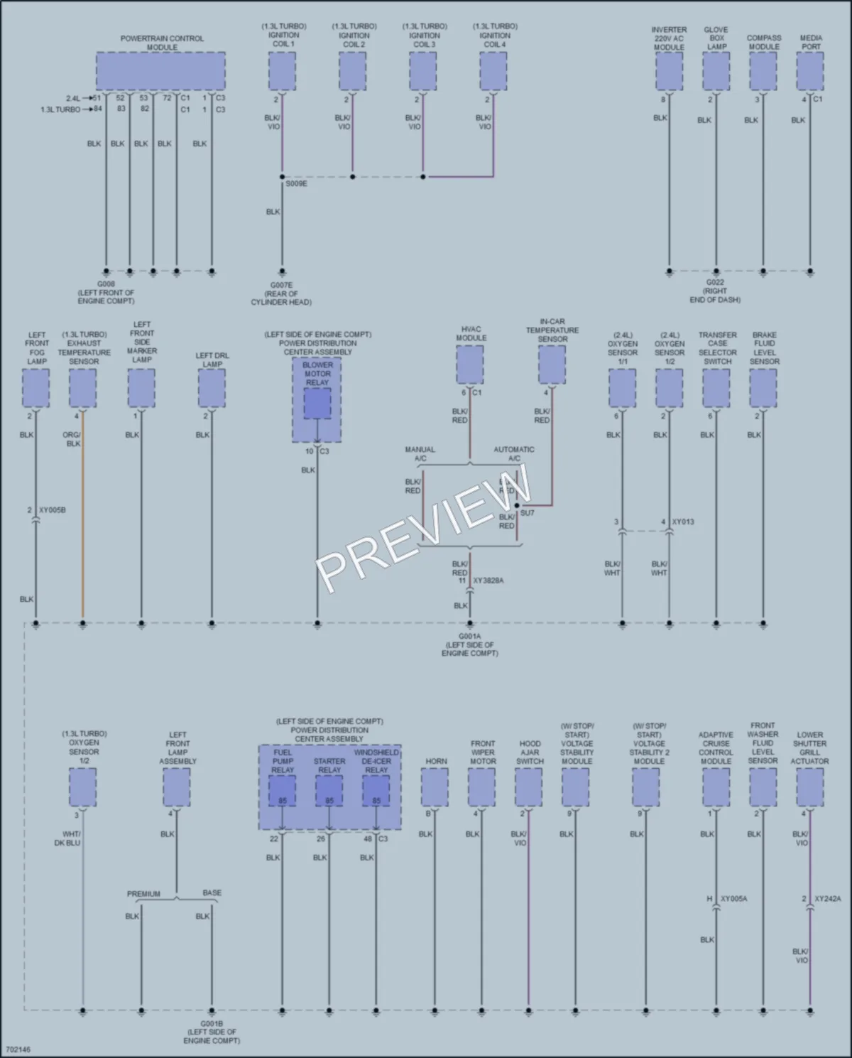 2021 Nissan Renegade Ground Distribution wiring diagram preview