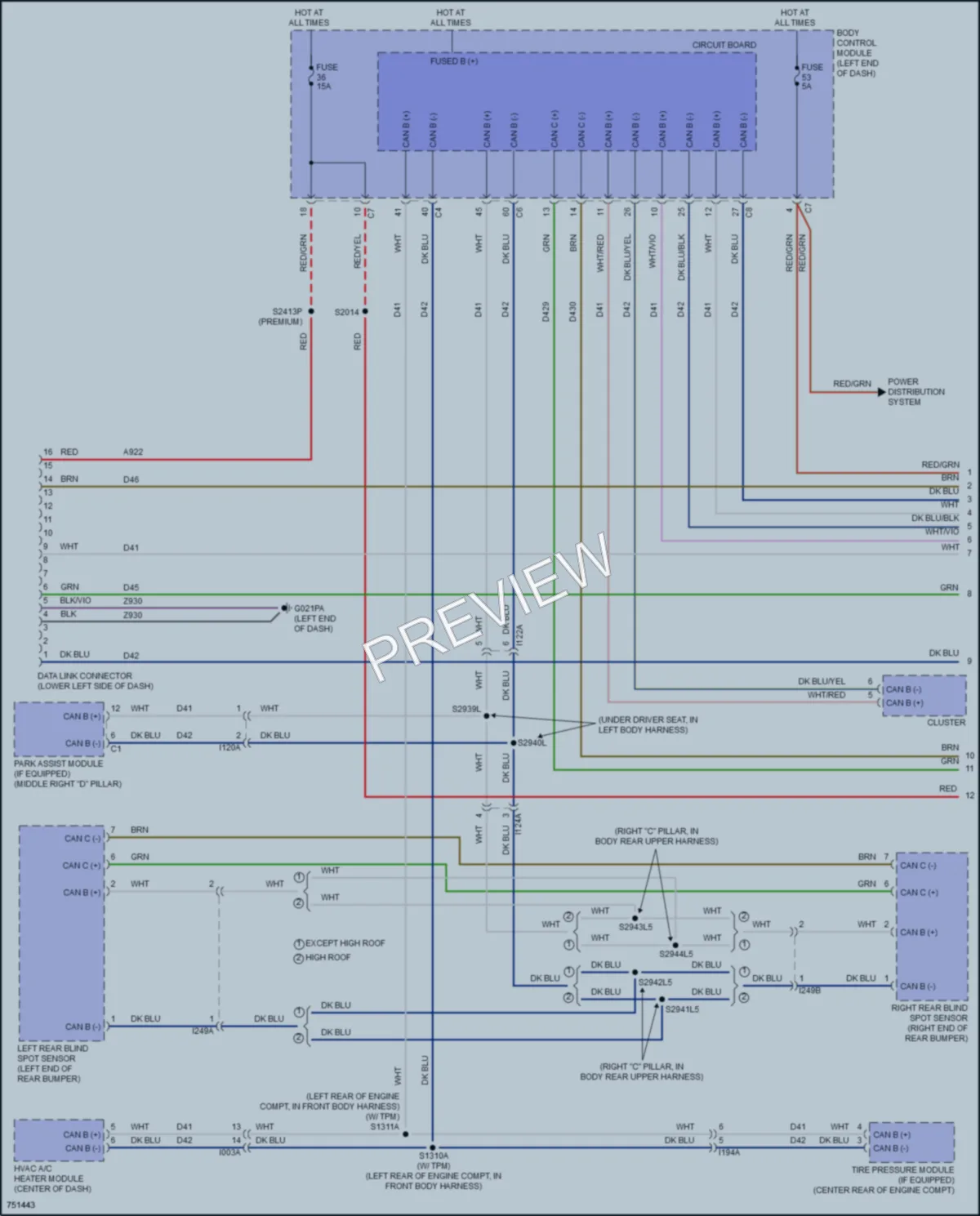 2021 Ram 1500ProMaster Computer Data Lines wiring diagram preview