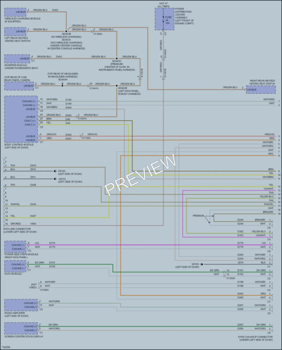2021 Ram 3500 Computer Data Lines wiring diagram preview