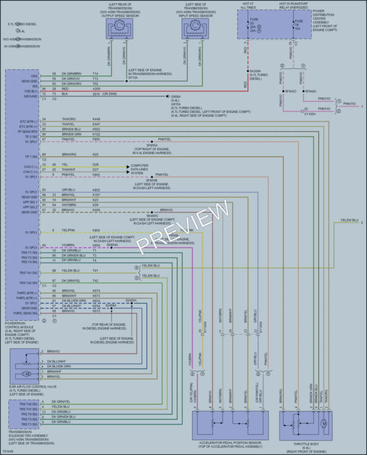 2021 Ram 3500 Cruise Control wiring diagram preview