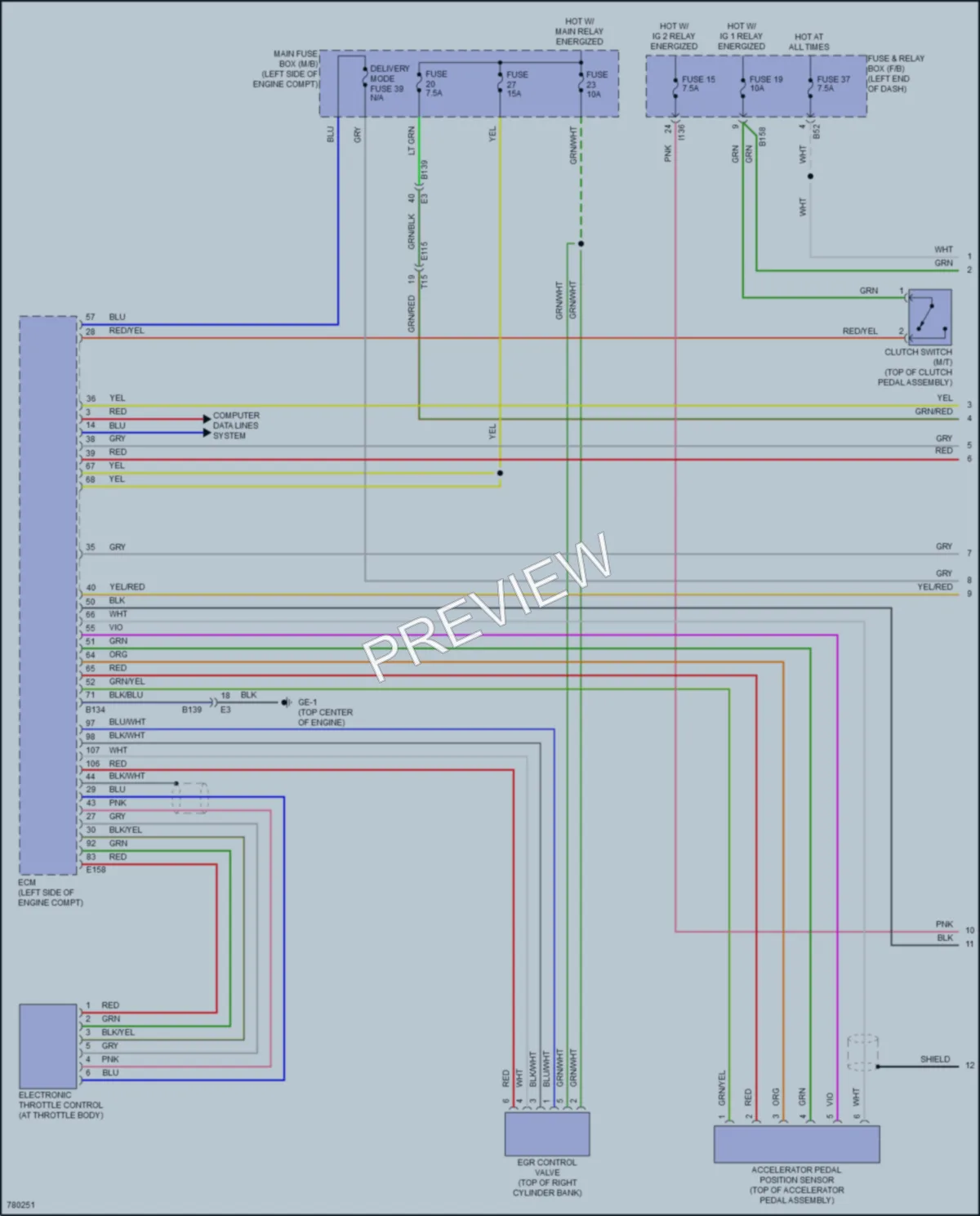 2021 Subaru Crosstrek Cruise Control wiring diagram preview