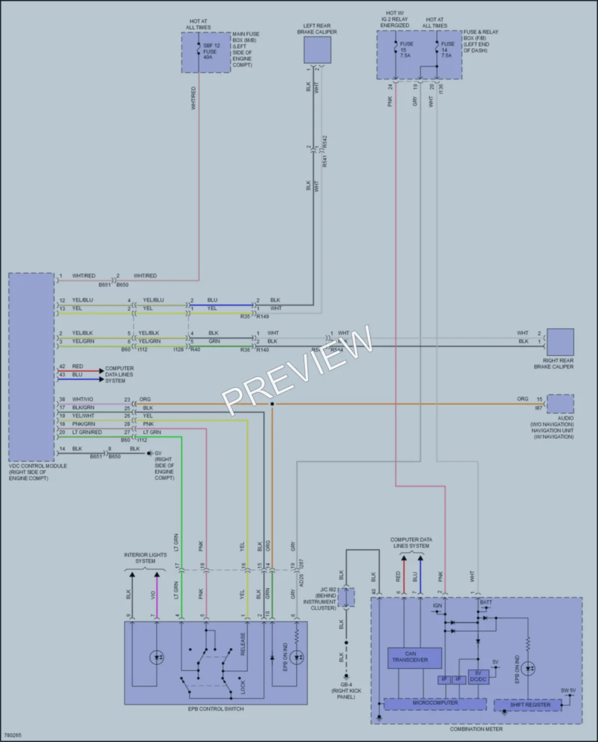 2021 Subaru Crosstrek Shift Interlock wiring diagram preview
