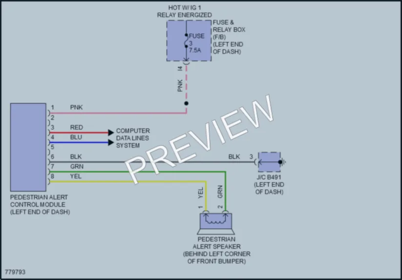 2021 Subaru CrosstrekHybrid Active Bodyworks wiring diagram preview