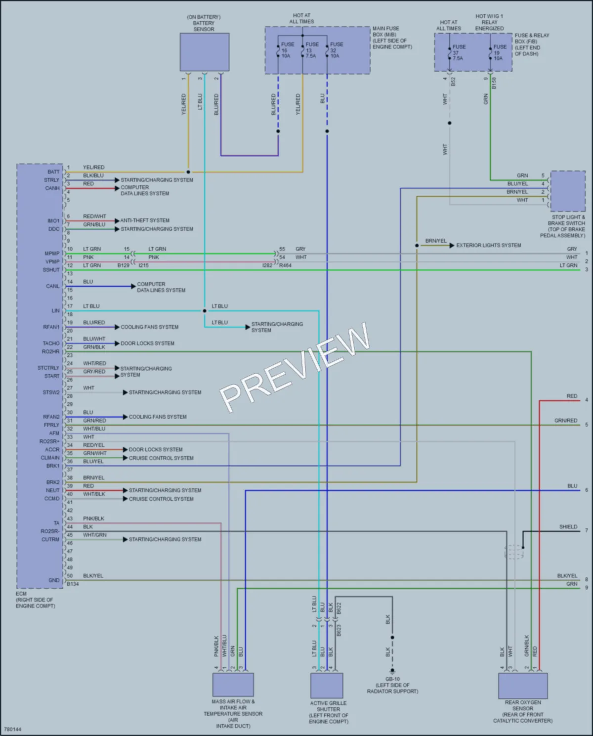 2021 Subaru Forester Engine Performance wiring diagram preview