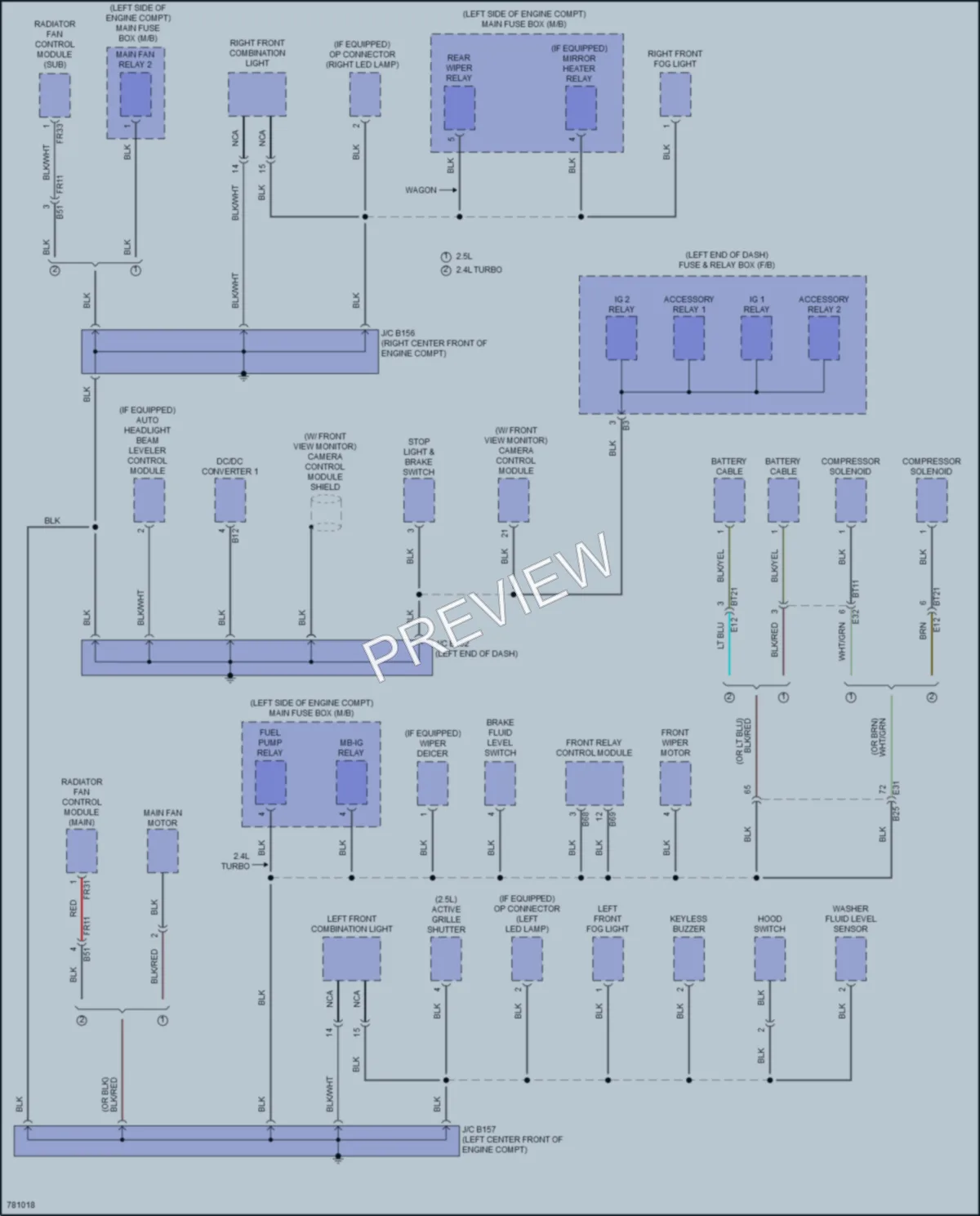 2021 Subaru Legacy Ground Distribution wiring diagram preview