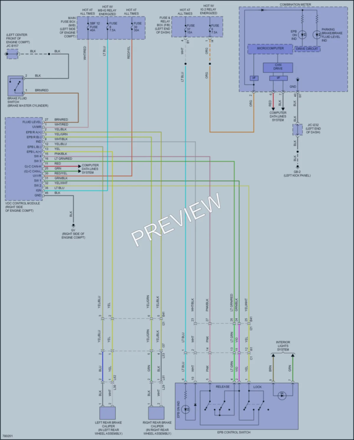 2021 Subaru Outback Shift Interlock wiring diagram preview