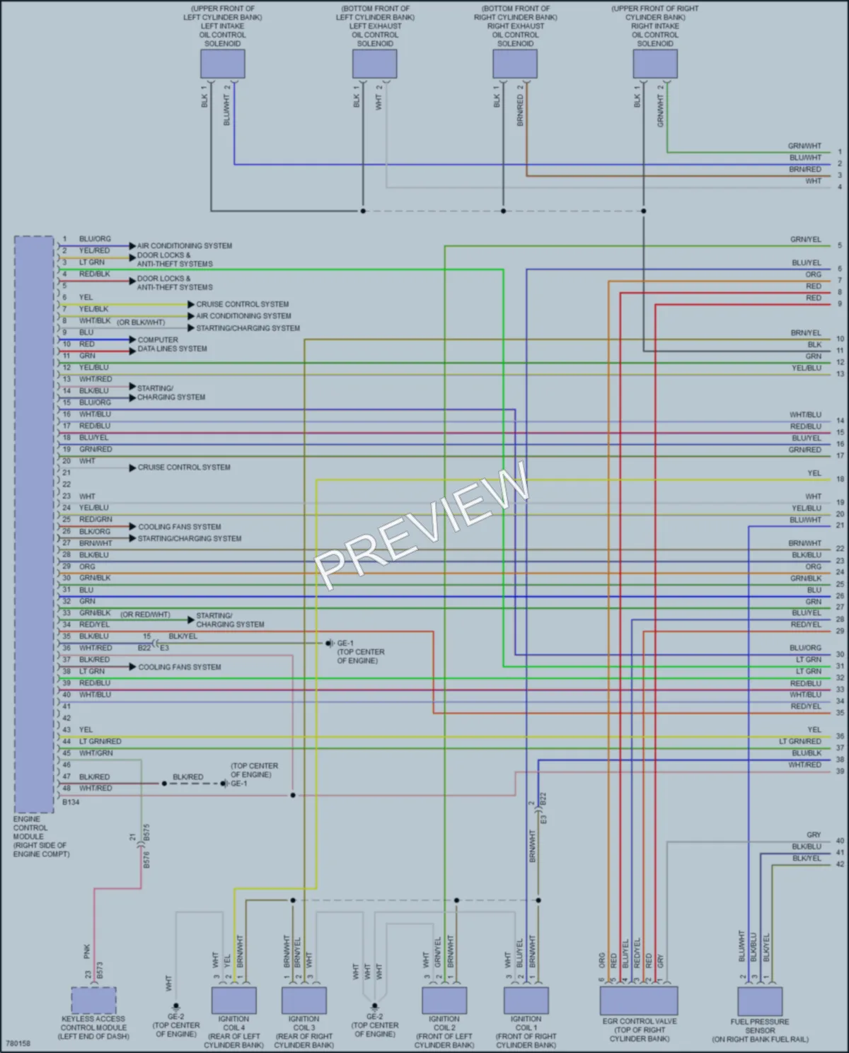 2021 Subaru WRX Engine Performance wiring diagram preview