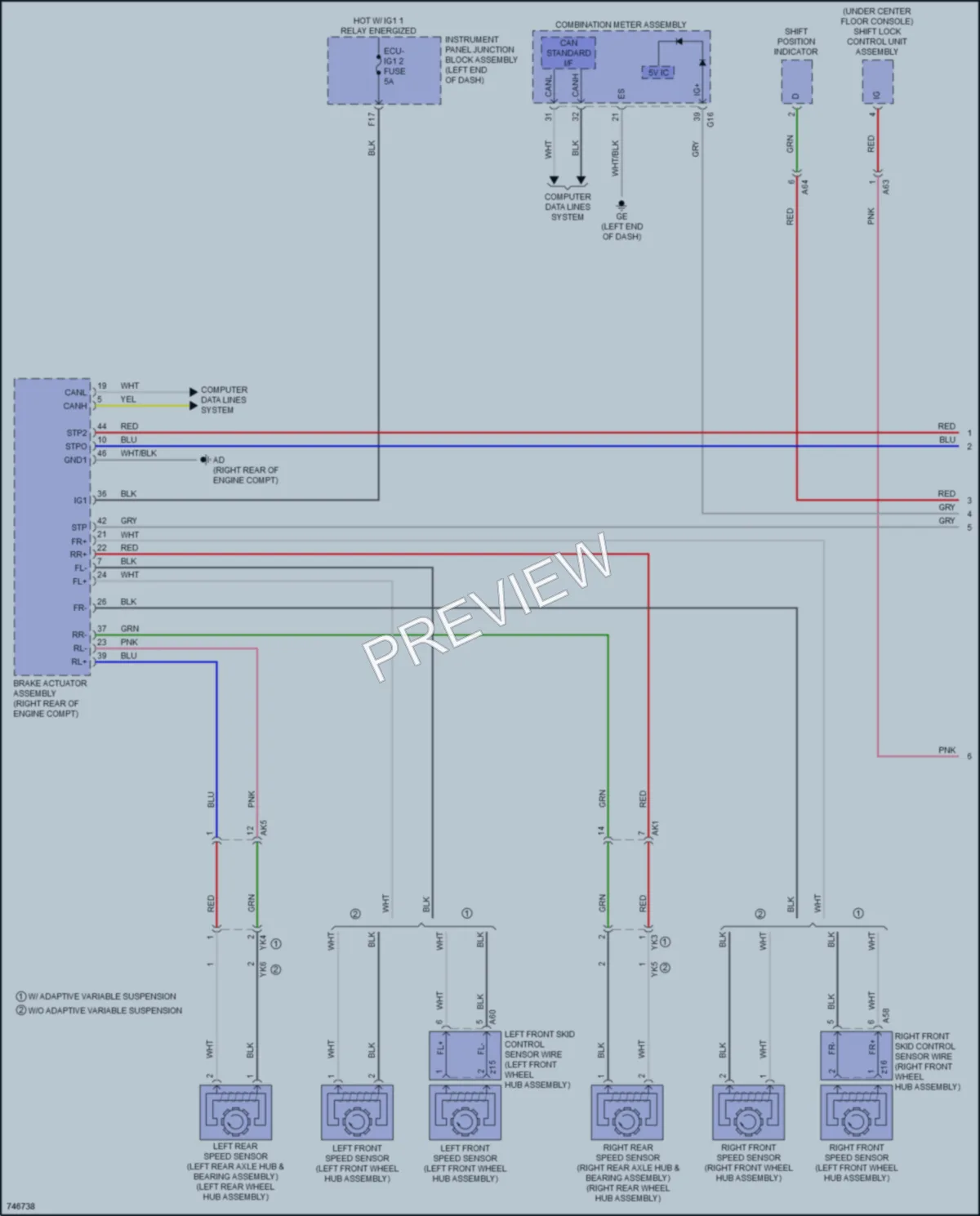 2021 Toyota AvalonHybrid Cruise Control wiring diagram preview