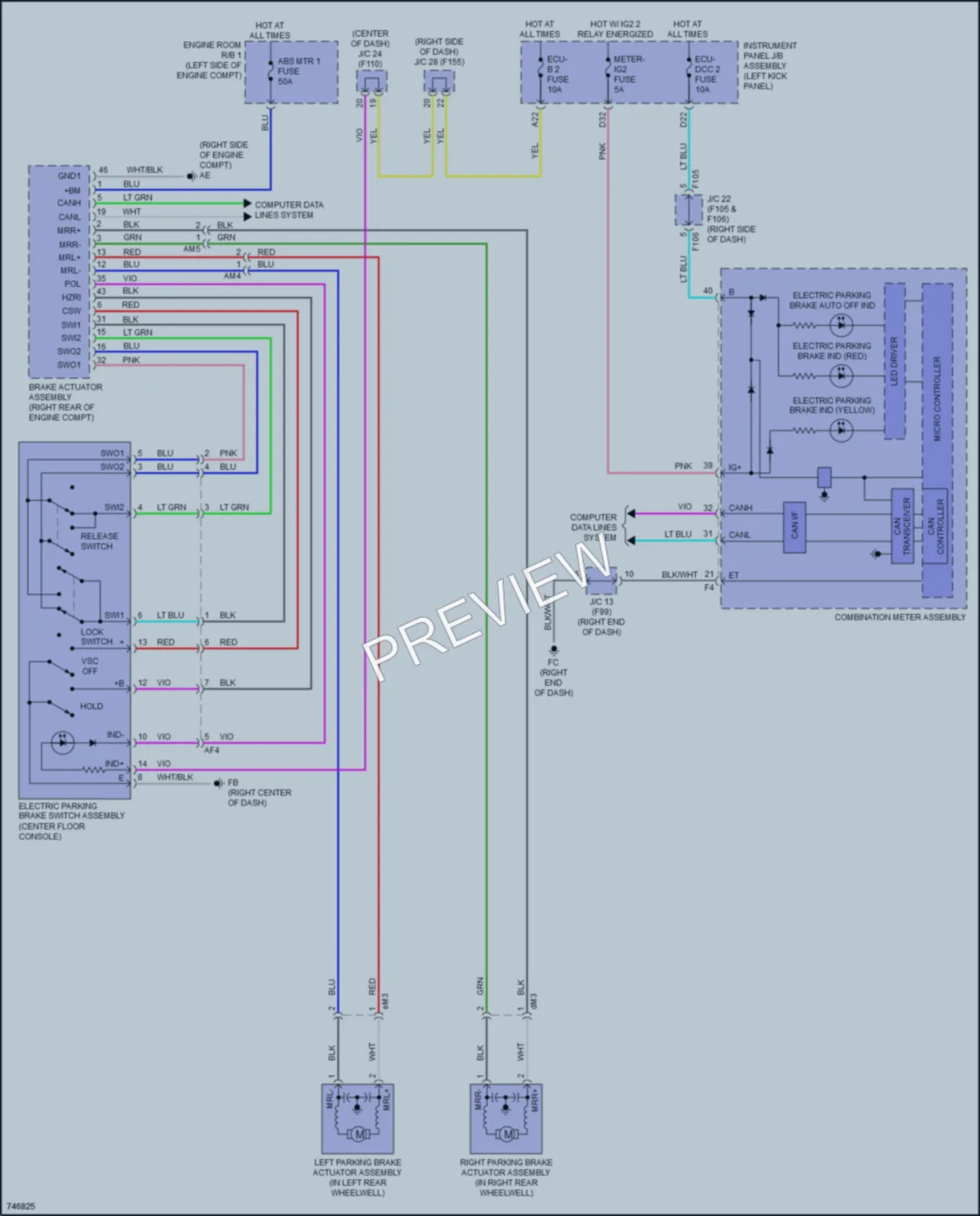 2021 Toyota CHR Shift Interlock wiring diagram preview