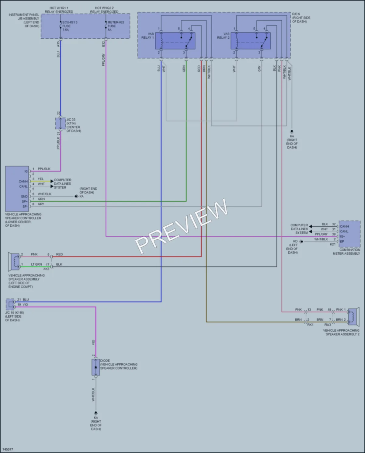 2021 Toyota Camry Active Bodyworks wiring diagram preview