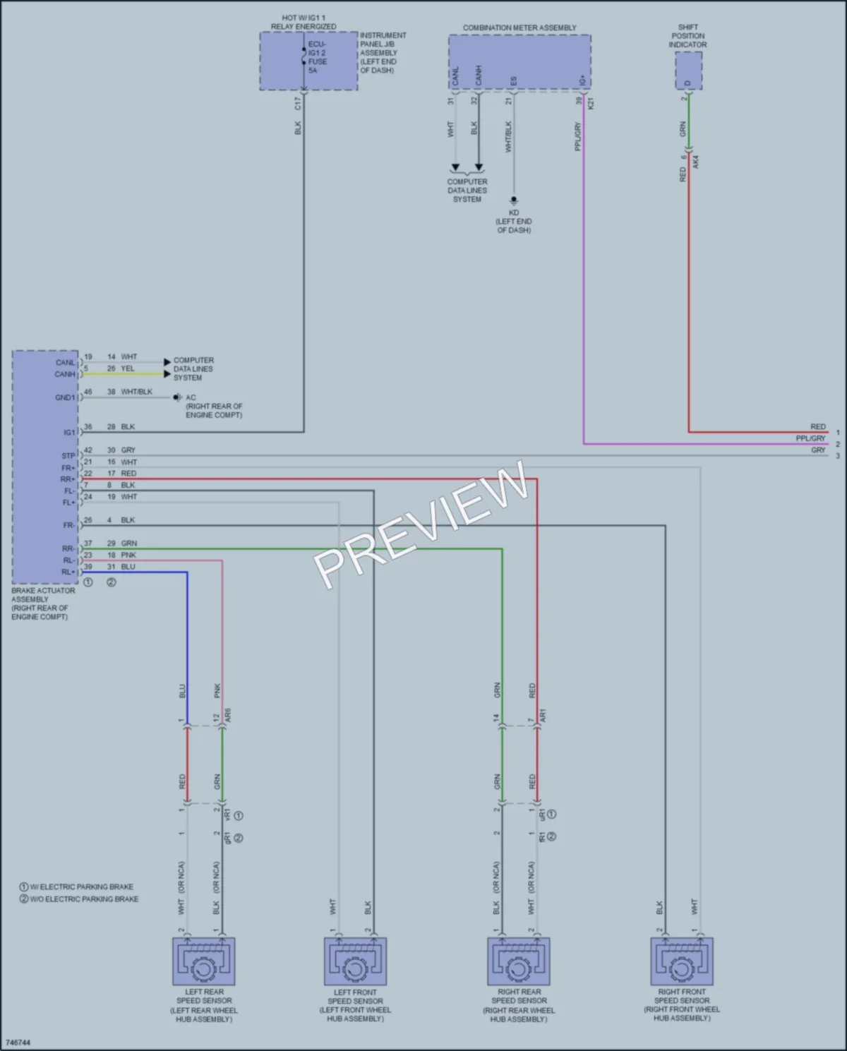 2021 Toyota Camry Cruise Control wiring diagram preview