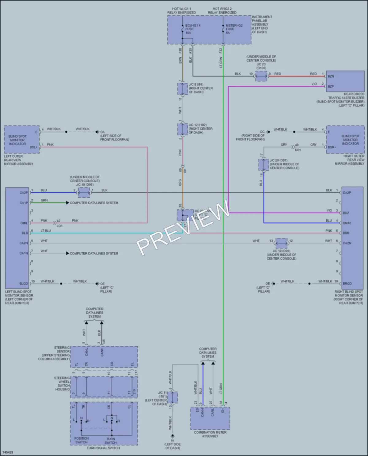 2021 Toyota CorollaHybrid Navigation wiring diagram preview