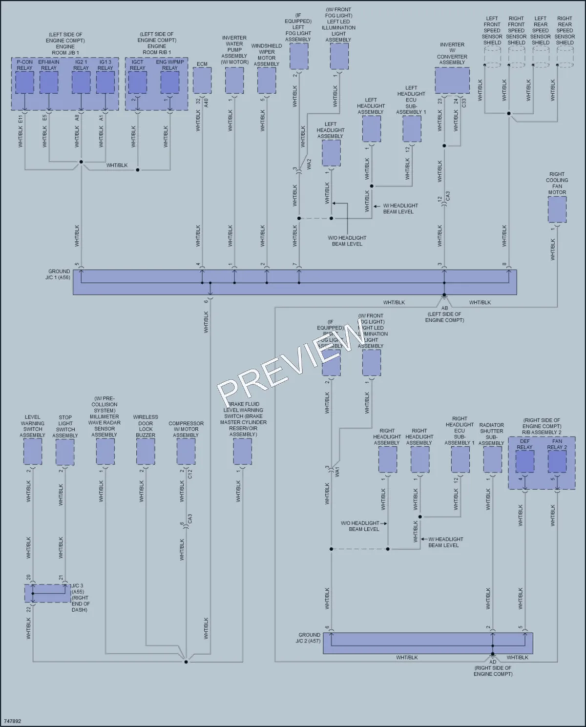 2021 Toyota 4Wd Ground Distribution wiring diagram preview