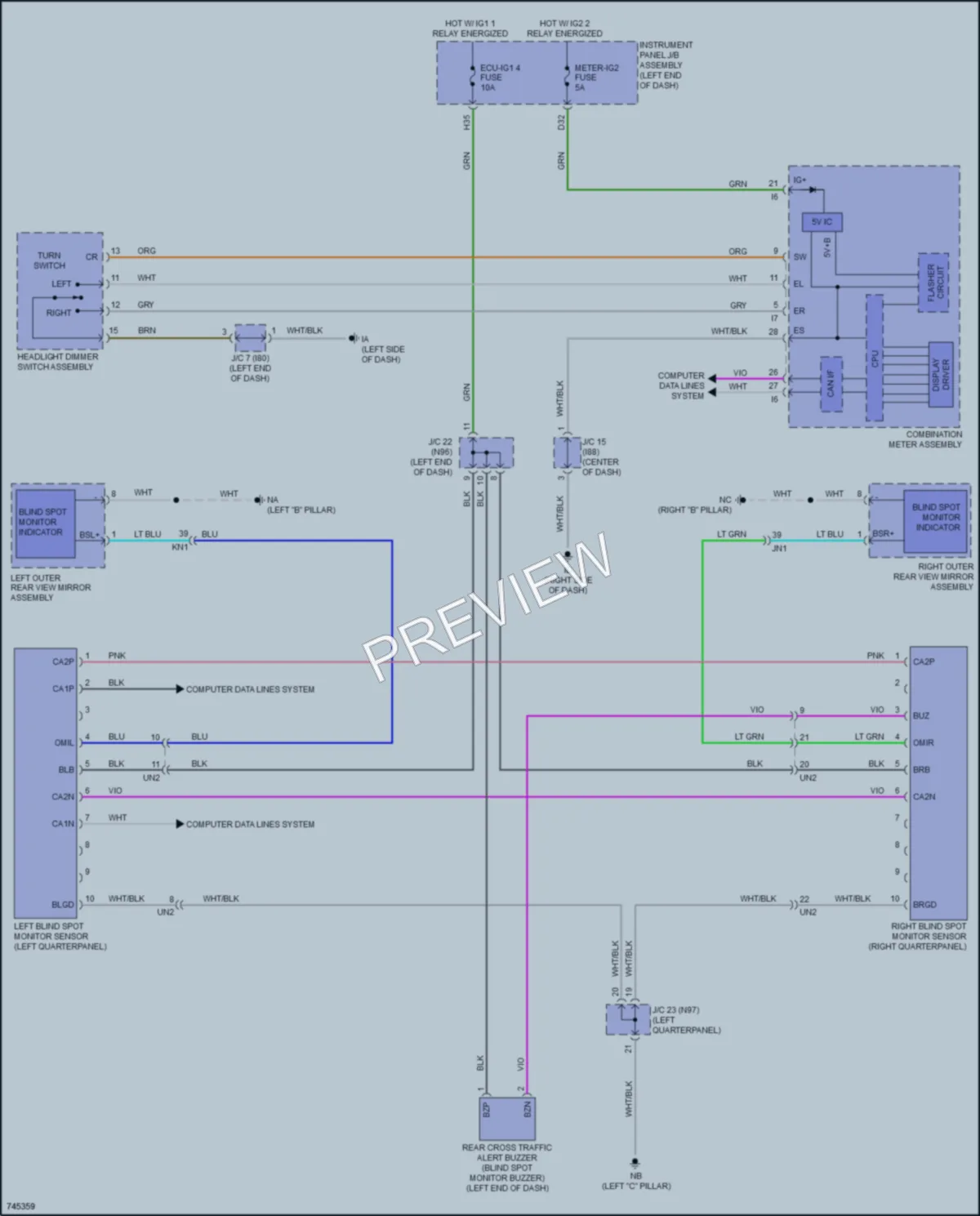 2021 Toyota PriusPrime Navigation wiring diagram preview