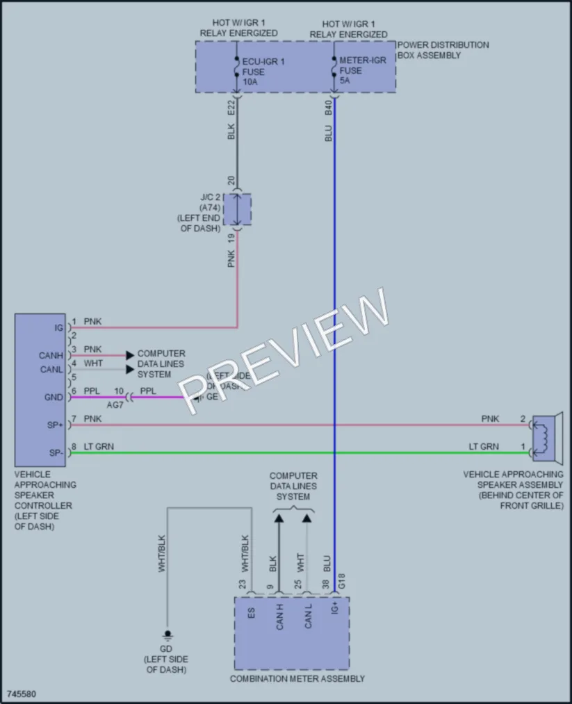 2021 Toyota RAV4Prime Active Bodyworks wiring diagram preview