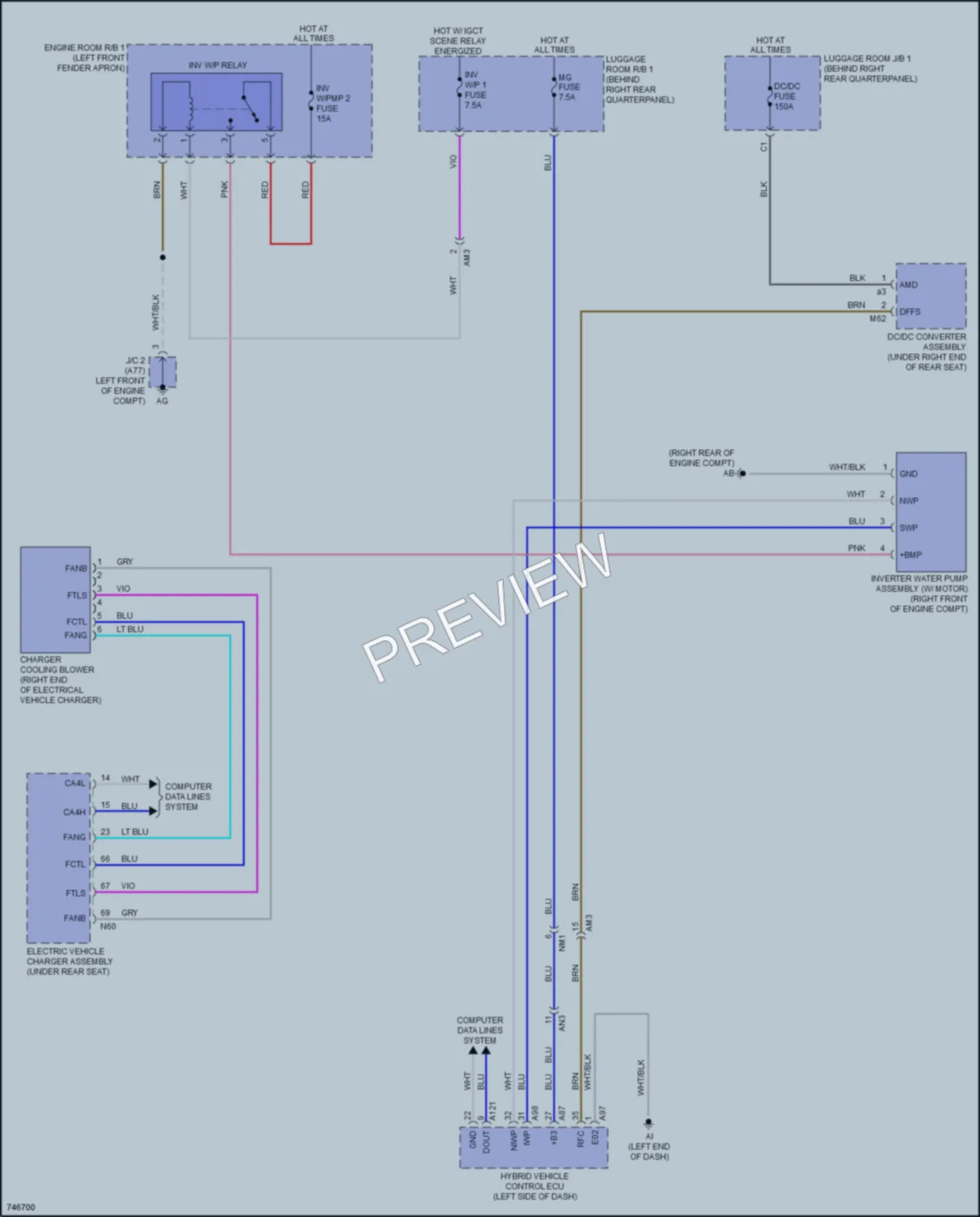 2021 Toyota RAV4Prime Cooling Fan wiring diagram preview