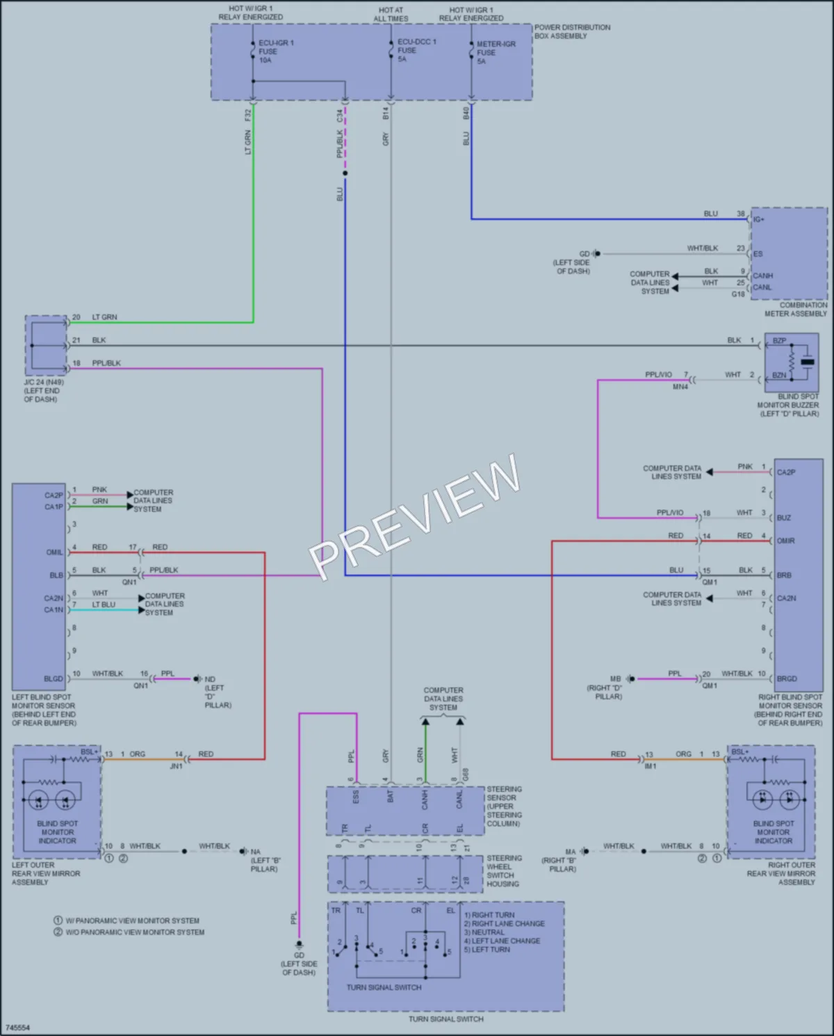 2021 Toyota RAV4Prime Navigation wiring diagram preview