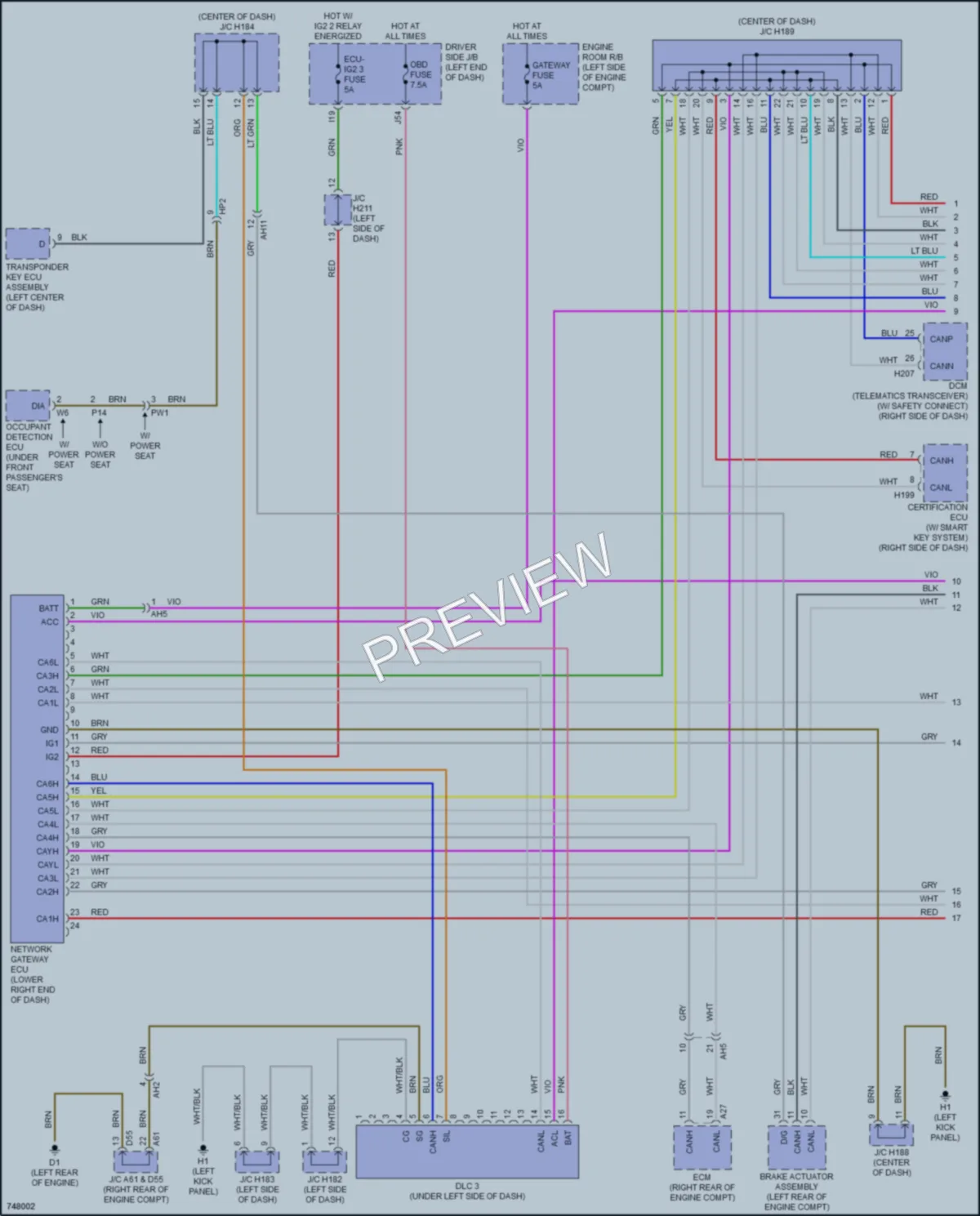 2021 Toyota Sequoia Computer Data Lines wiring diagram preview