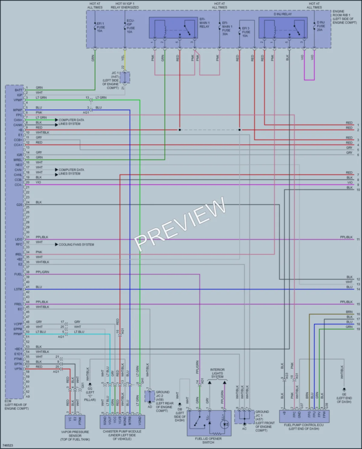 2021 Toyota Sienna Engine Performance wiring diagram preview