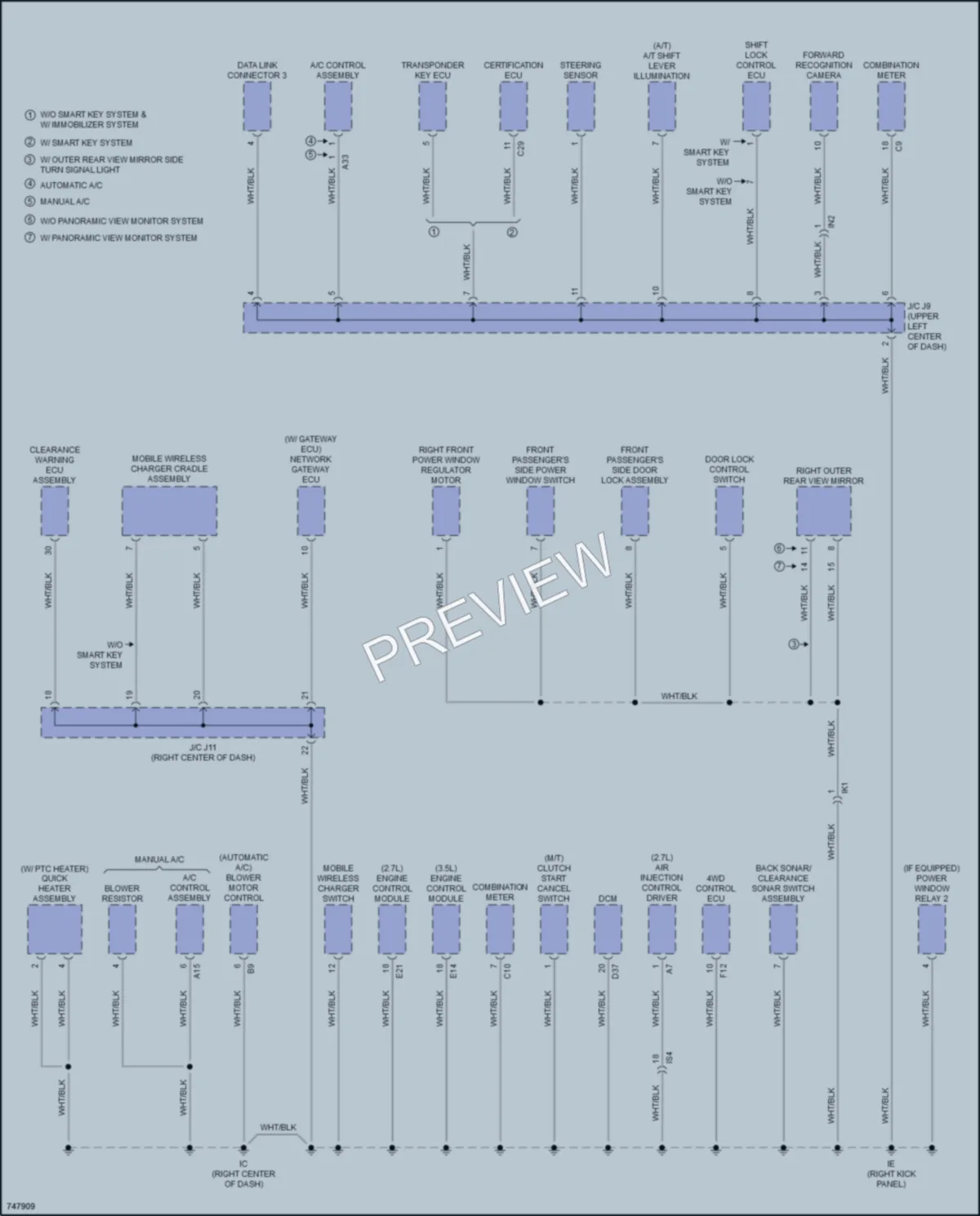 2021 Toyota Tacoma Ground Distribution wiring diagram preview