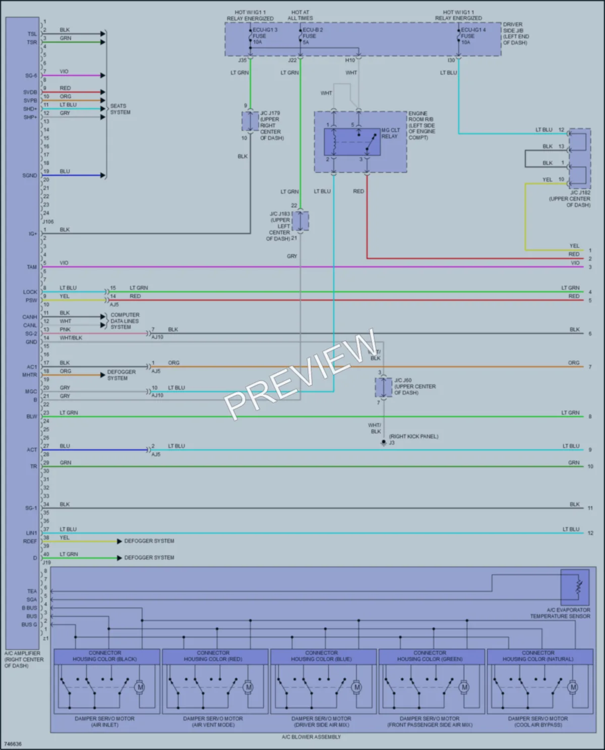 2021 Toyota Tundra Air Conditioning wiring diagram preview