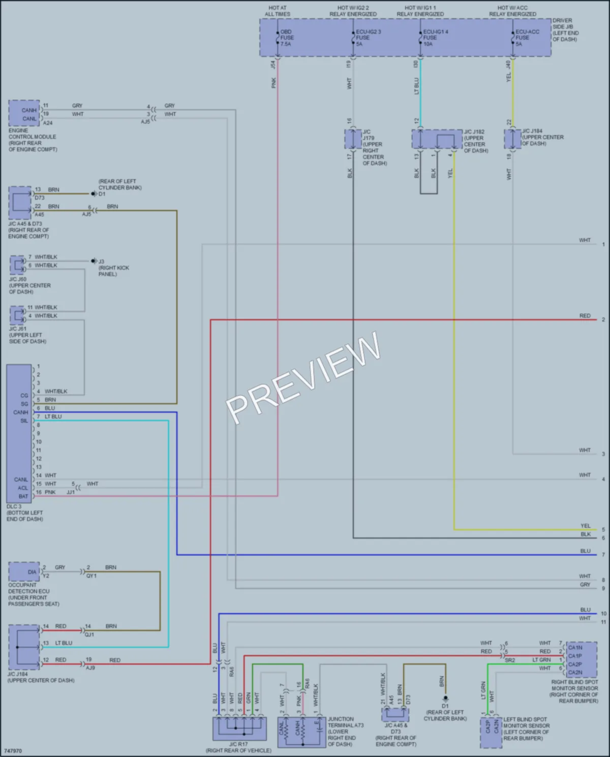 2021 Toyota Tundra Computer Data Lines wiring diagram preview