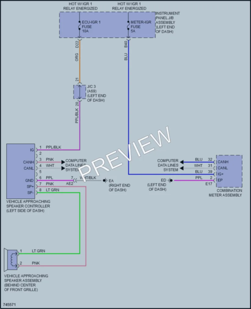 2021 Toyota Venza Active Bodyworks wiring diagram preview