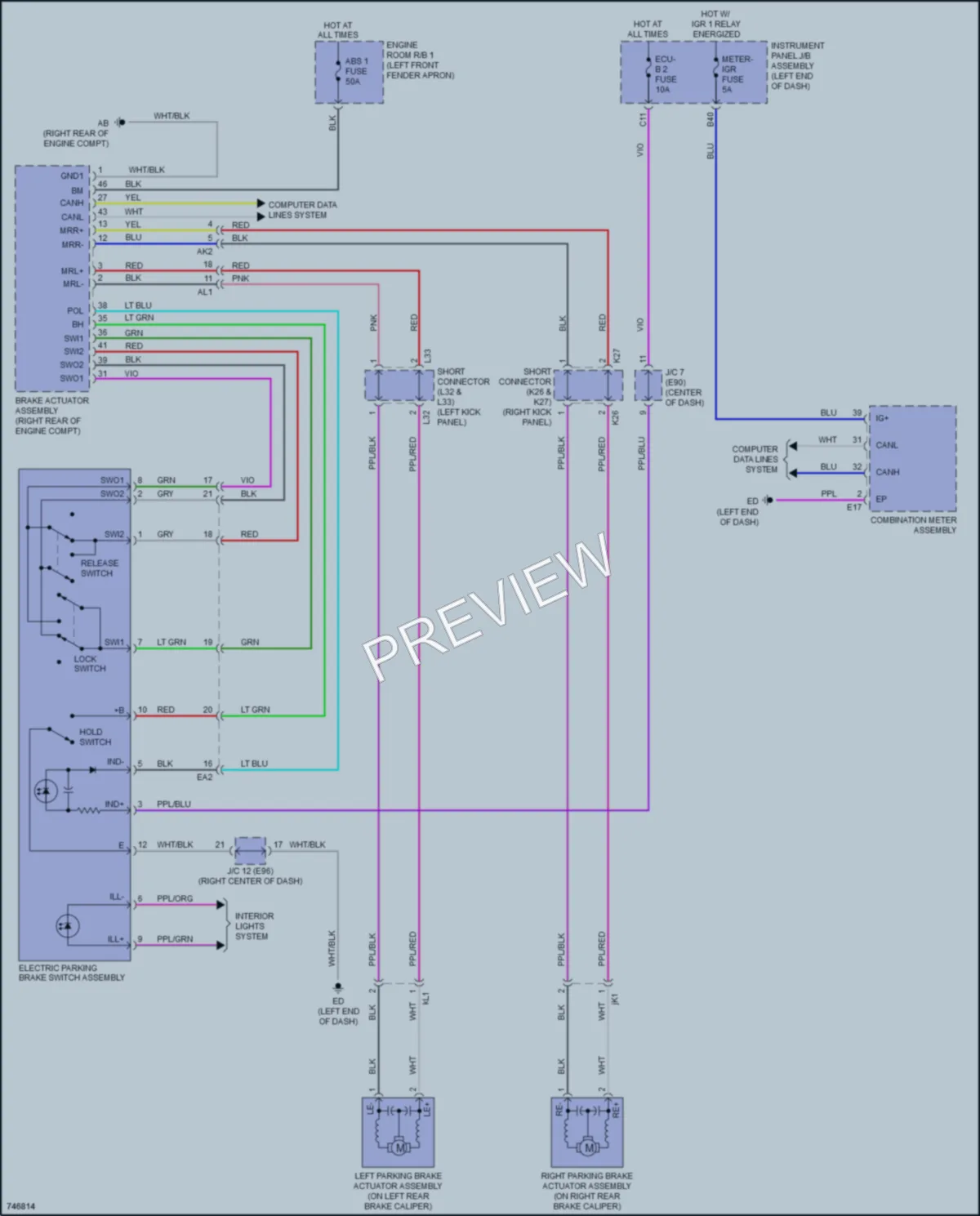 2021 Toyota Venza Shift Interlock wiring diagram preview